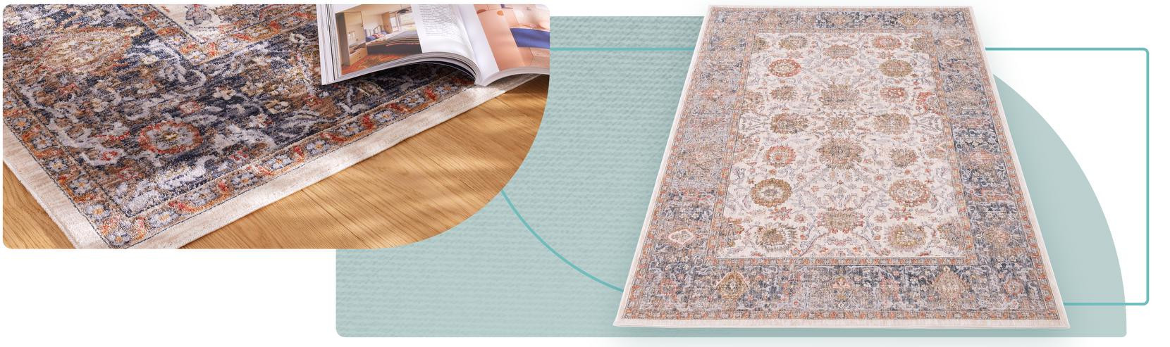 Koberec Bazylea Cerulean