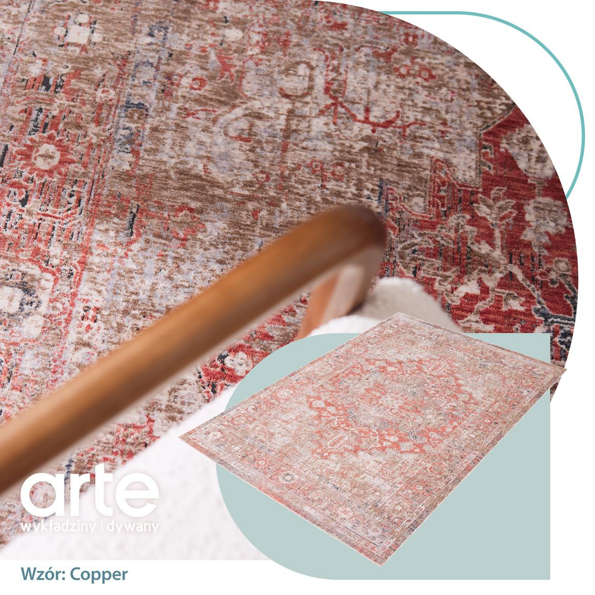 Koberec Bazylea Copper