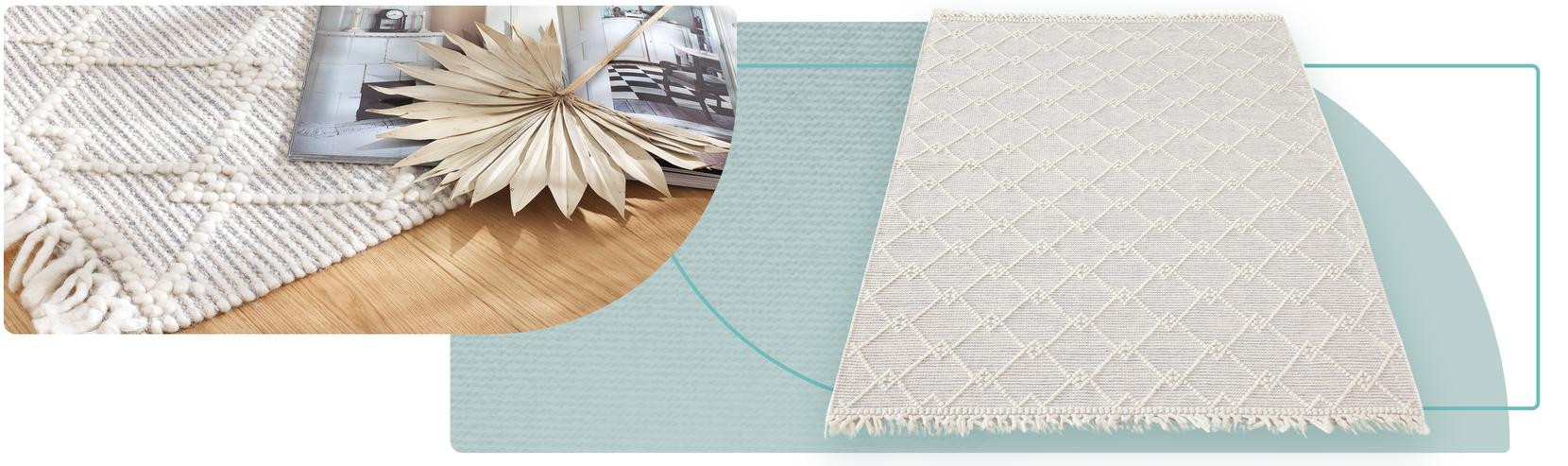 Koberec Arte Cicero Ivory Aqua