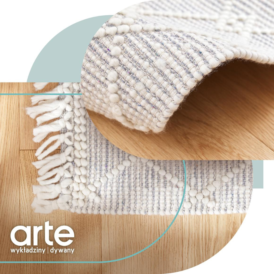 Koberec Arte Cicero Ivory Aqua