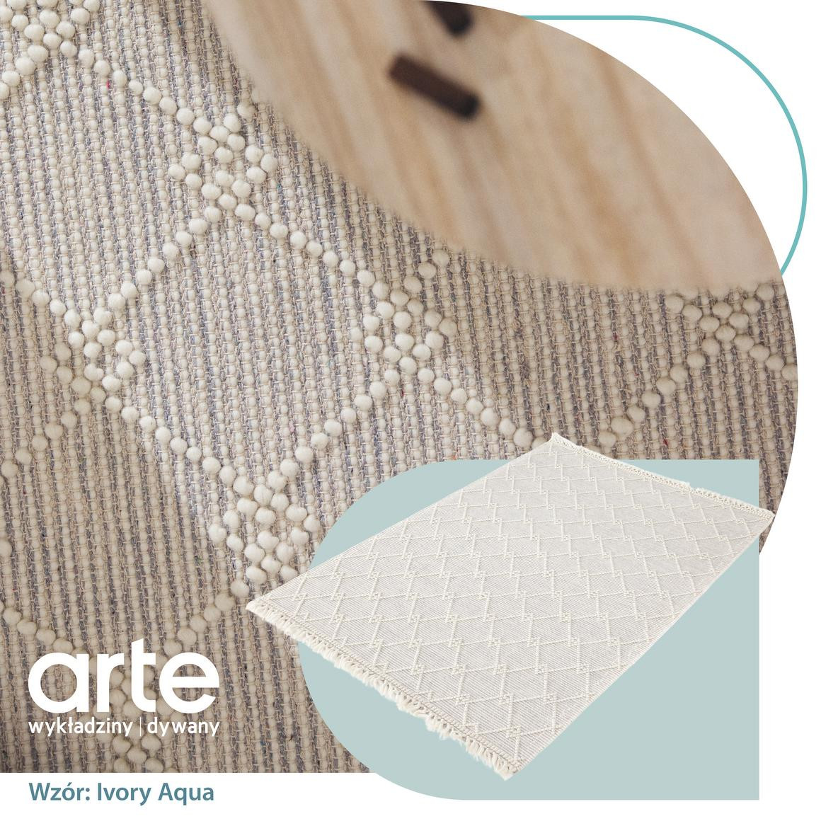 Koberec Arte Cicero Ivory Aqua