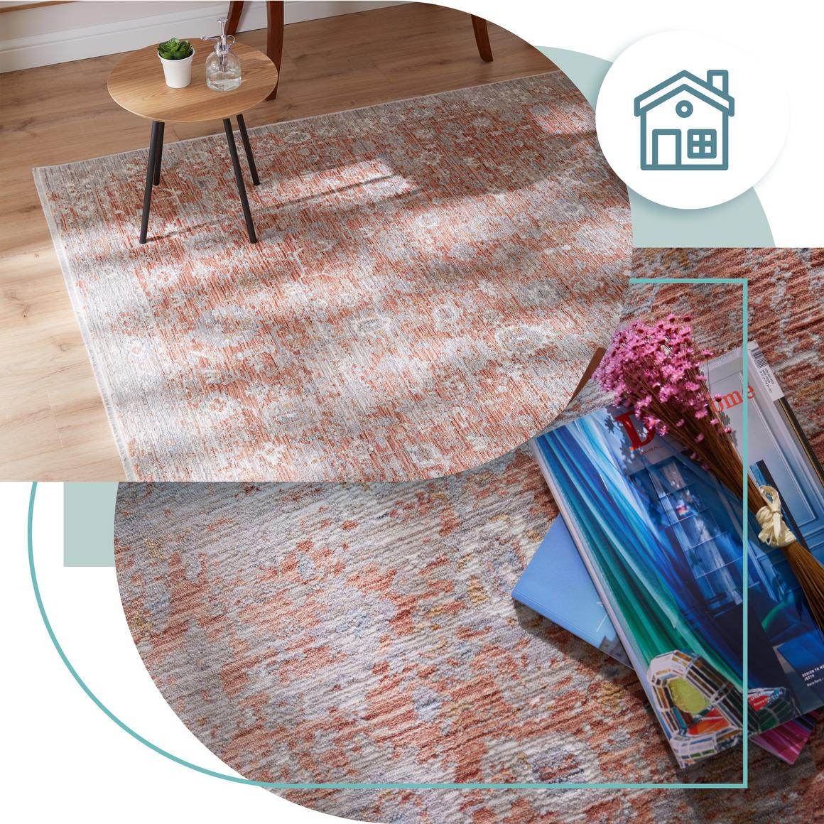 Koberec Eternity Spinel červený