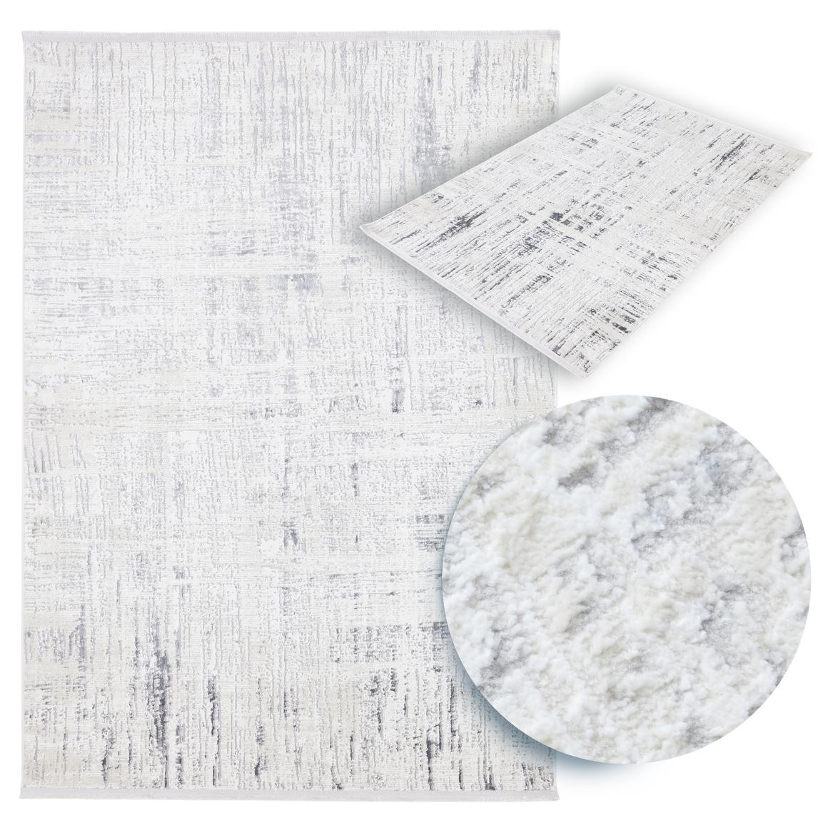 Koberec Luna Abrasion šedý