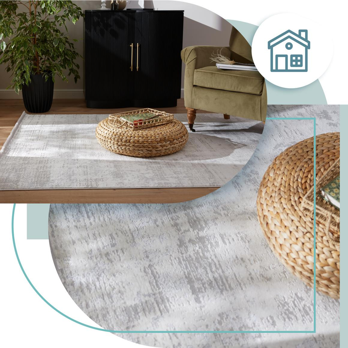 Koberec Luna Ash šedý