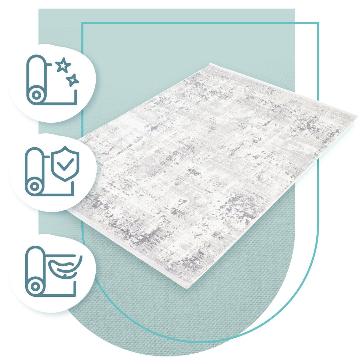 Koberec Luna Ash šedý