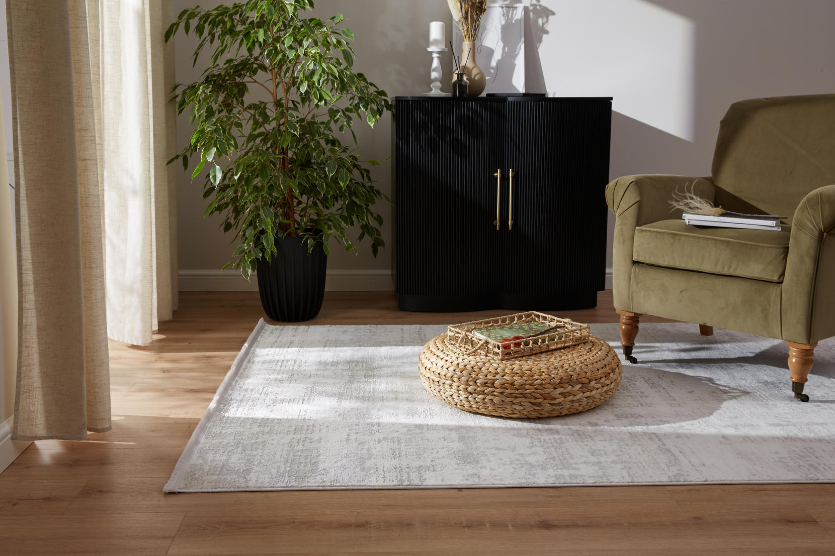 Koberec Luna Ash šedý