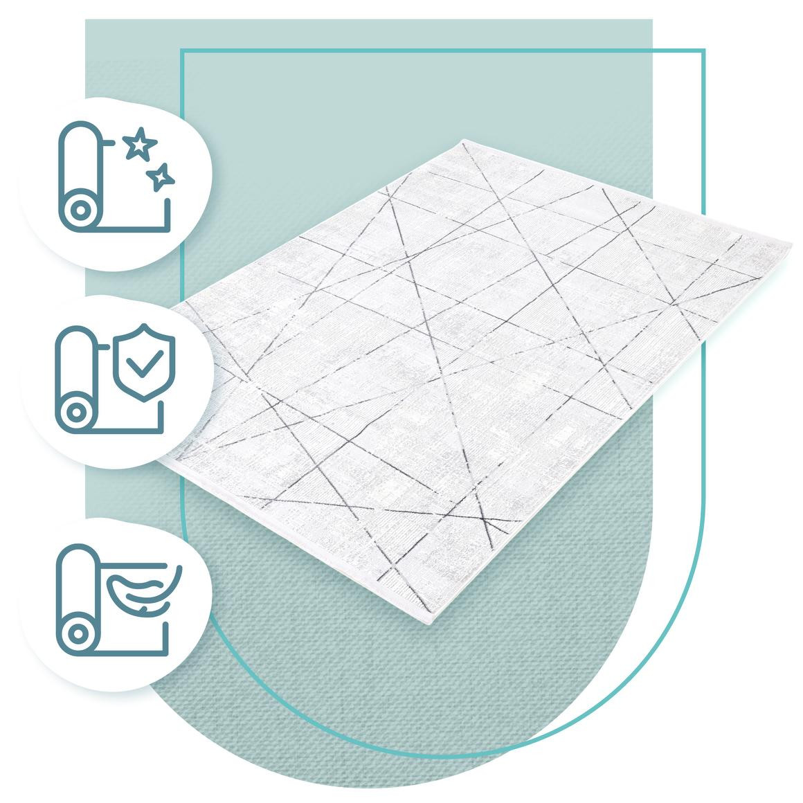 Koberec Luna Net šedý