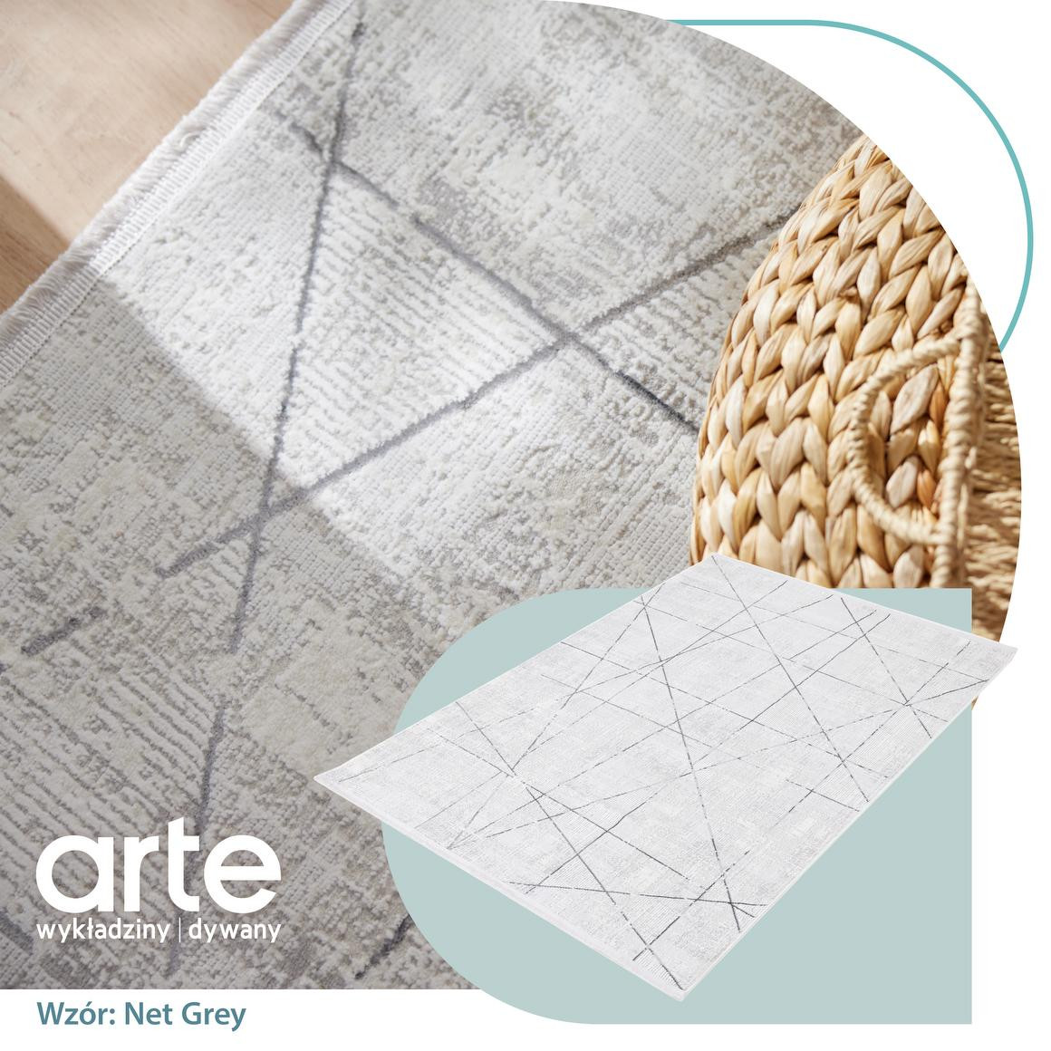 Koberec Luna Net šedý