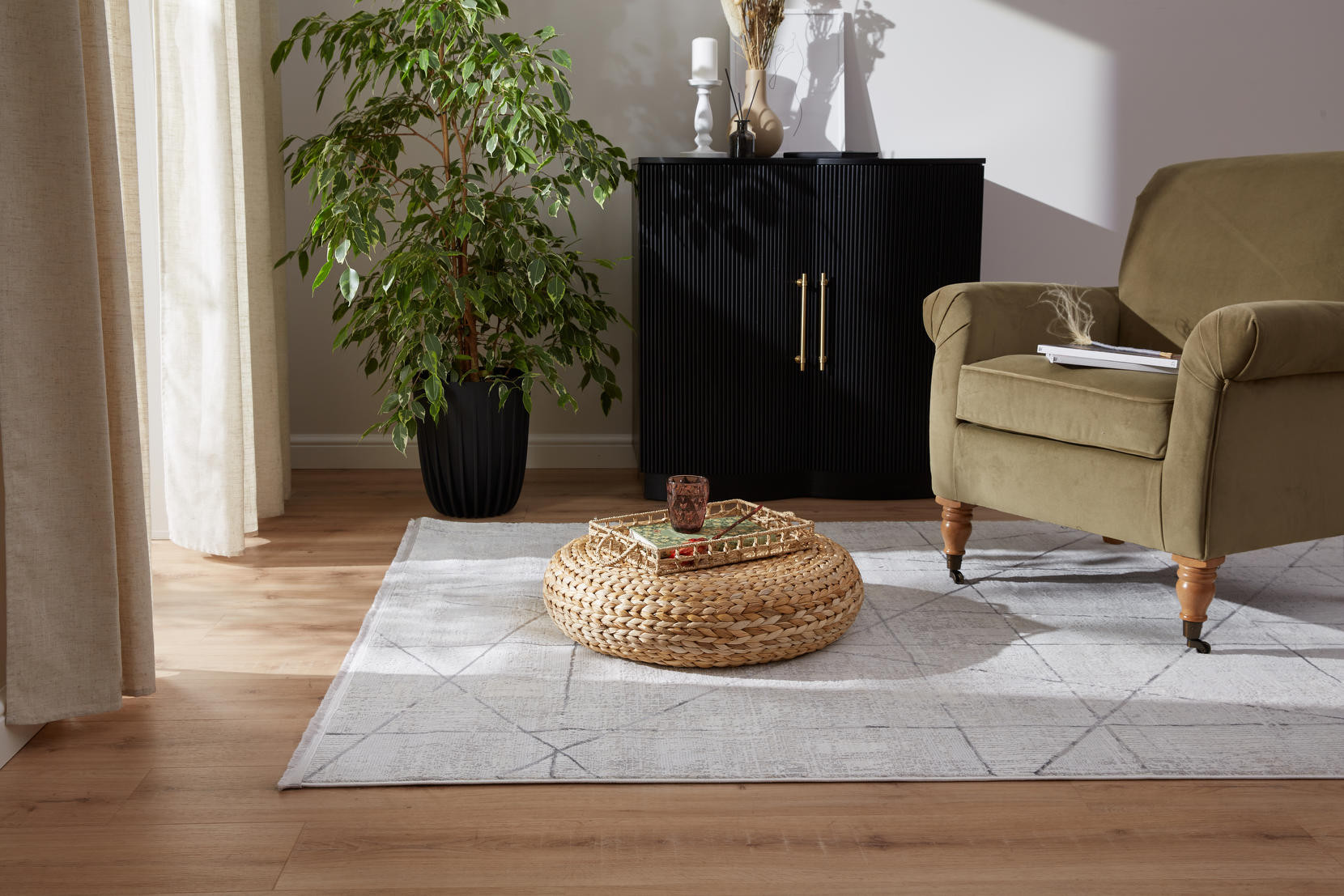 Koberec Luna Net šedý