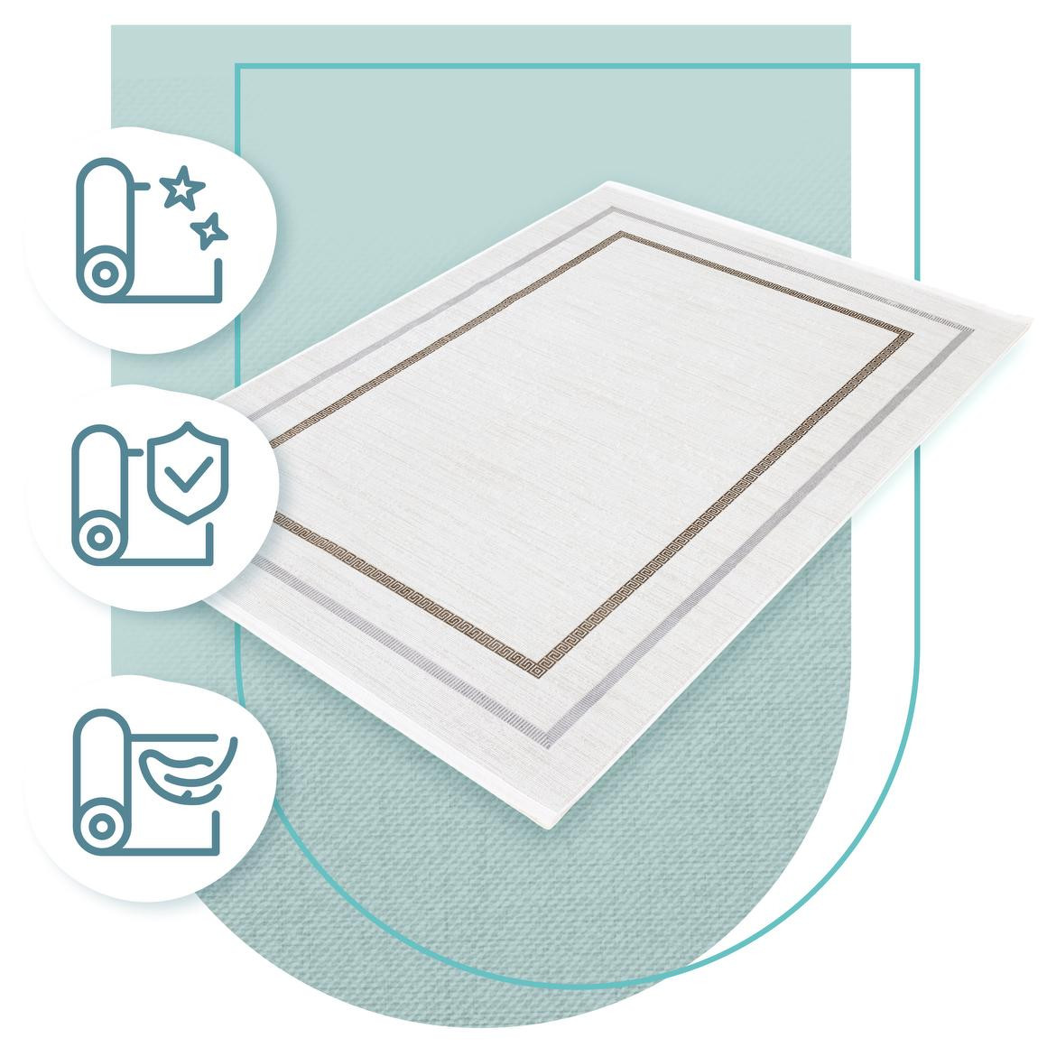 Koberec Luna Quadro Cream