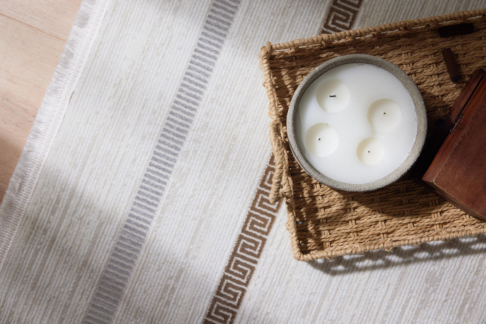 Koberec Luna Quadro Cream