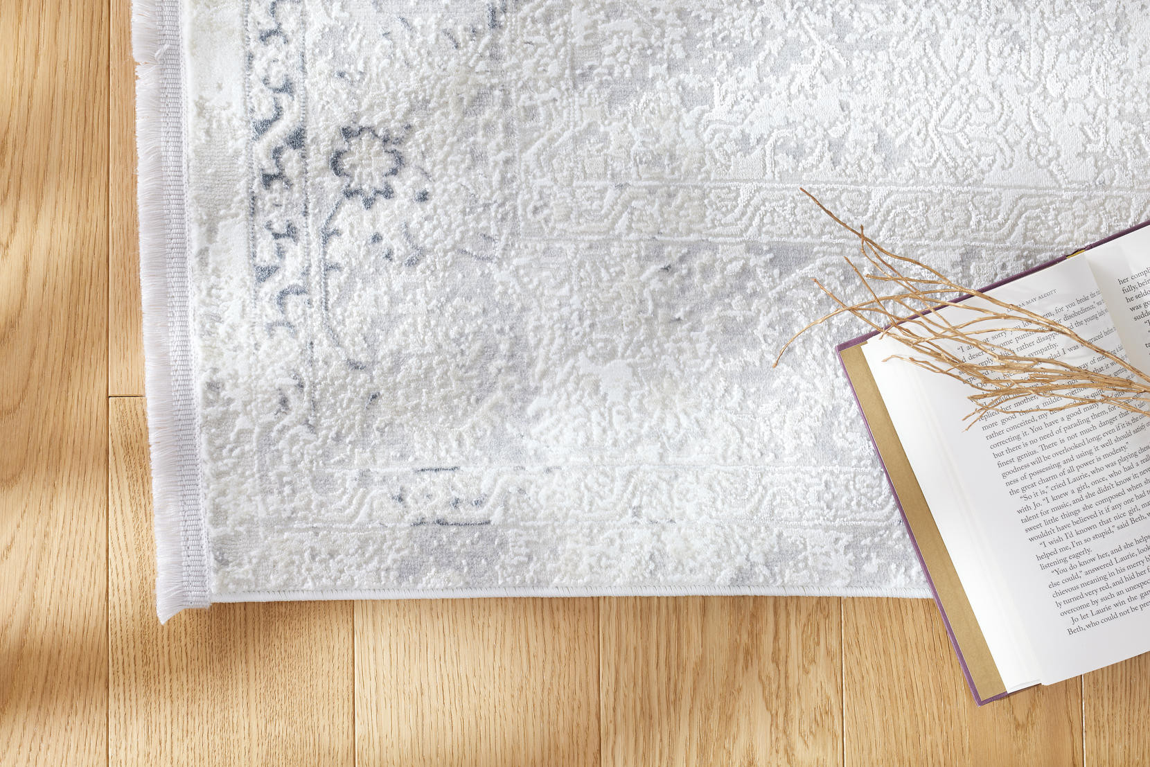 Koberec Luna Vintage šedý