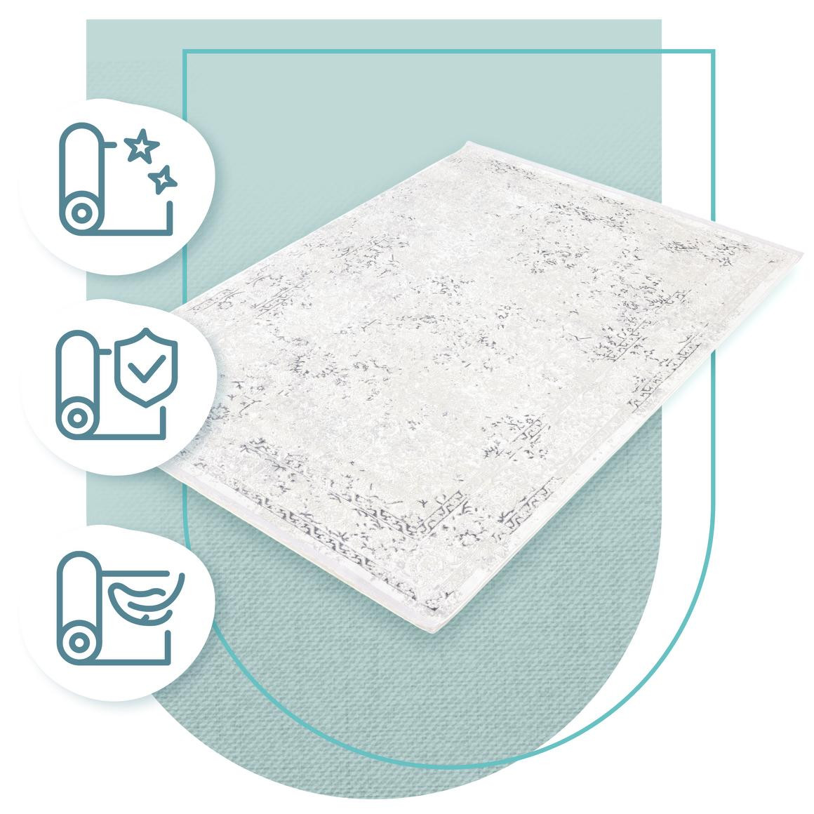 Koberec Luna Vintage šedý