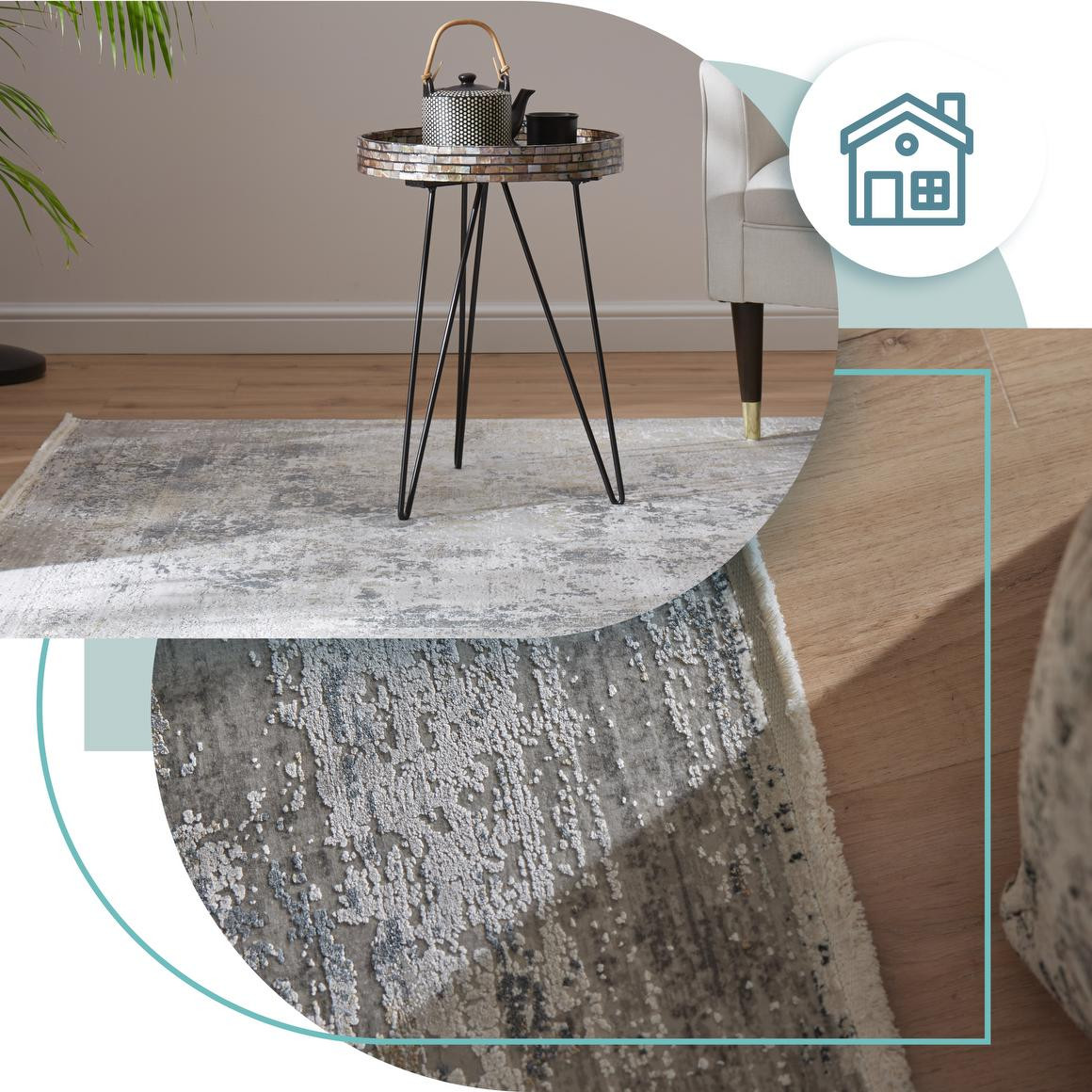 Koberec Arte Magic Flott šedý