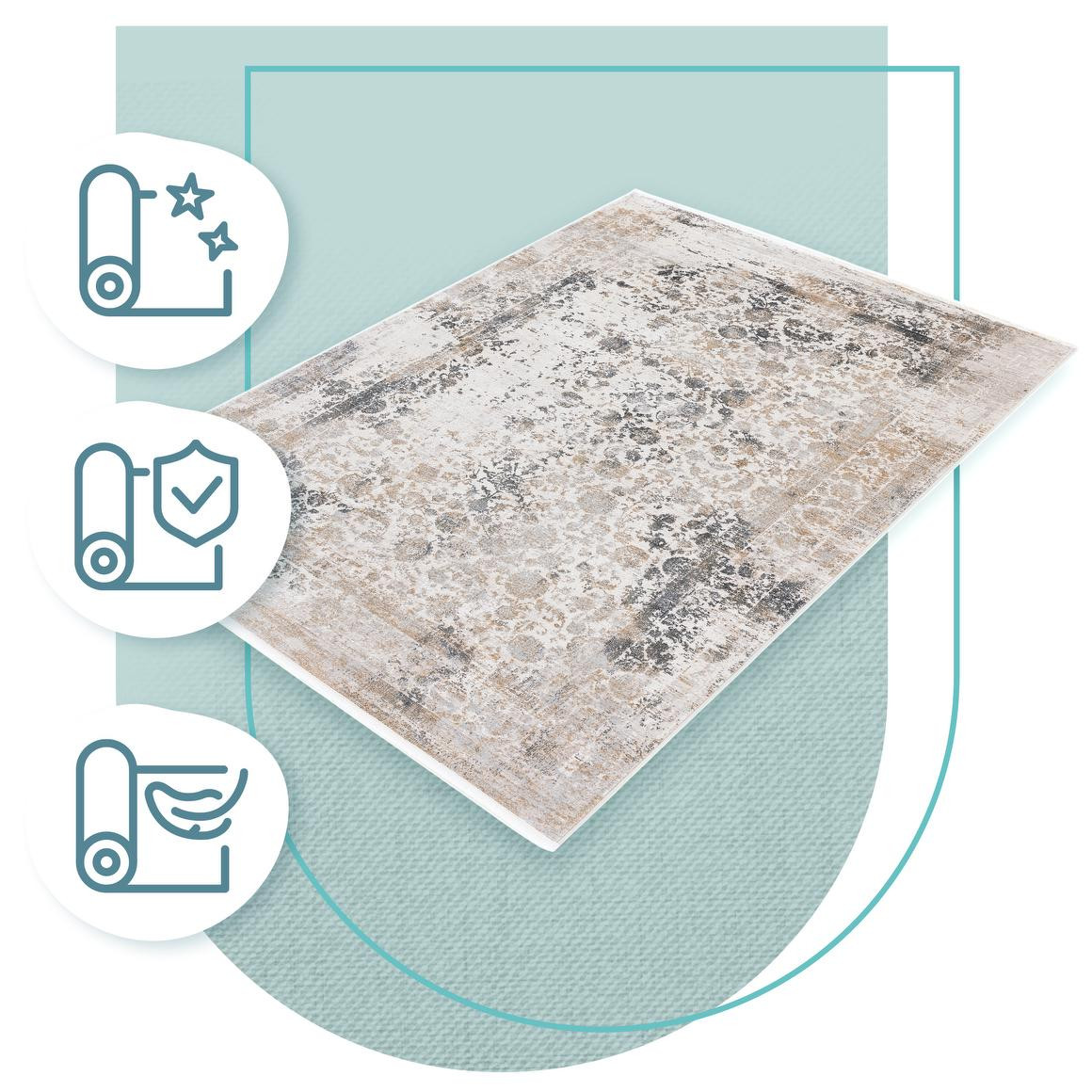 Koberec Arte Magic Flott šedý