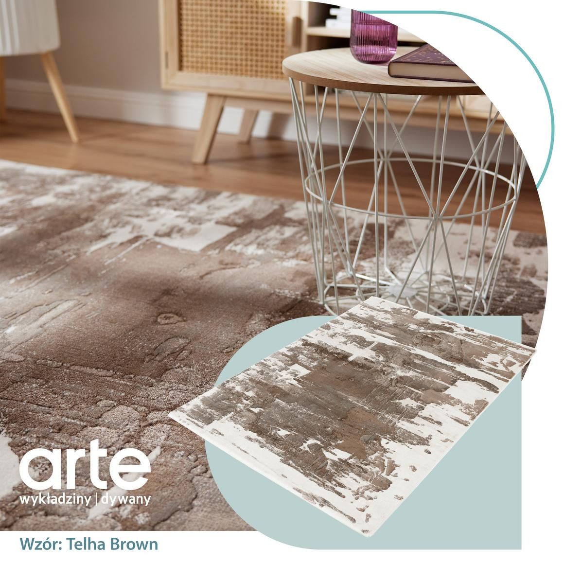 Koberec Oro Telha Brown