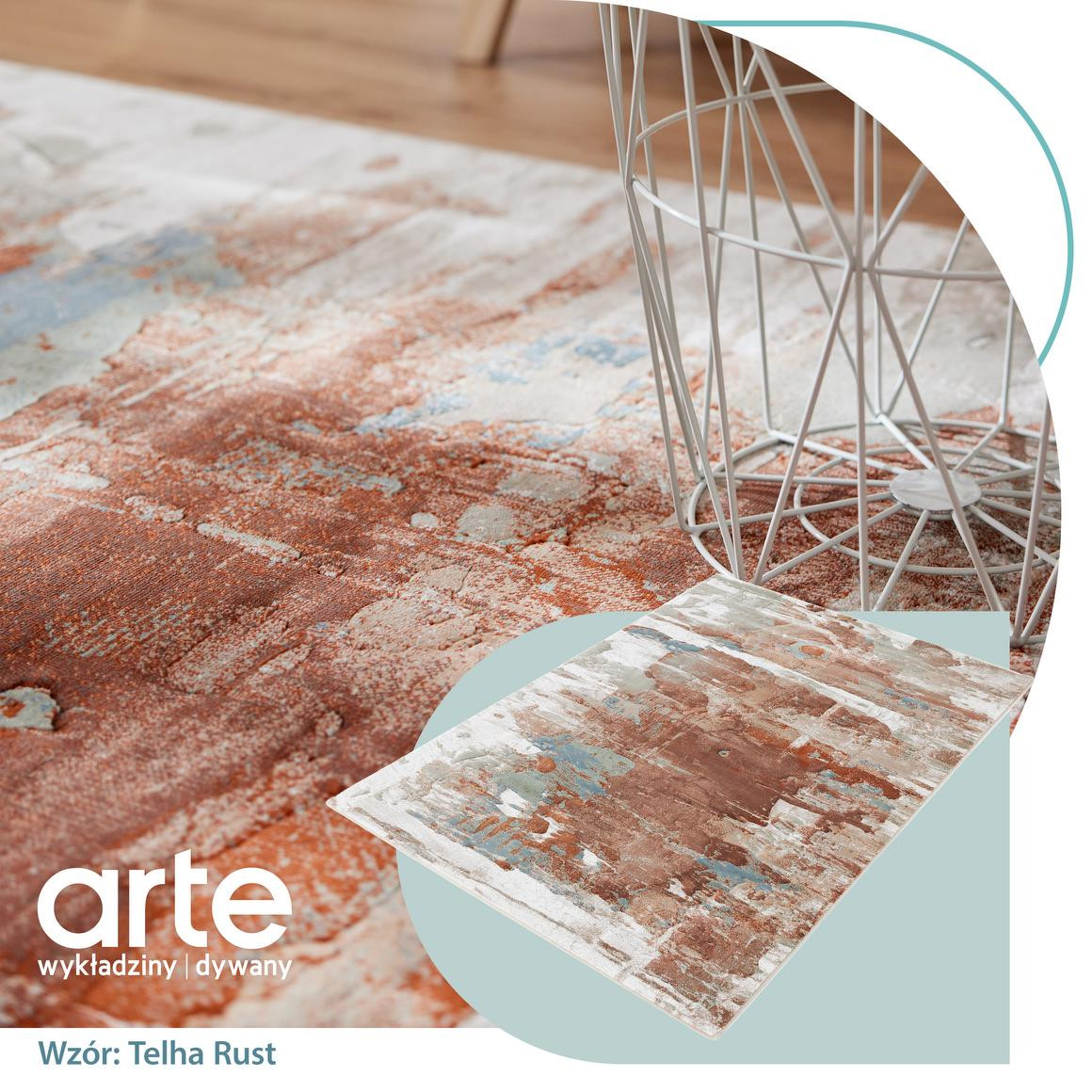 Koberec Oro Telha Rust