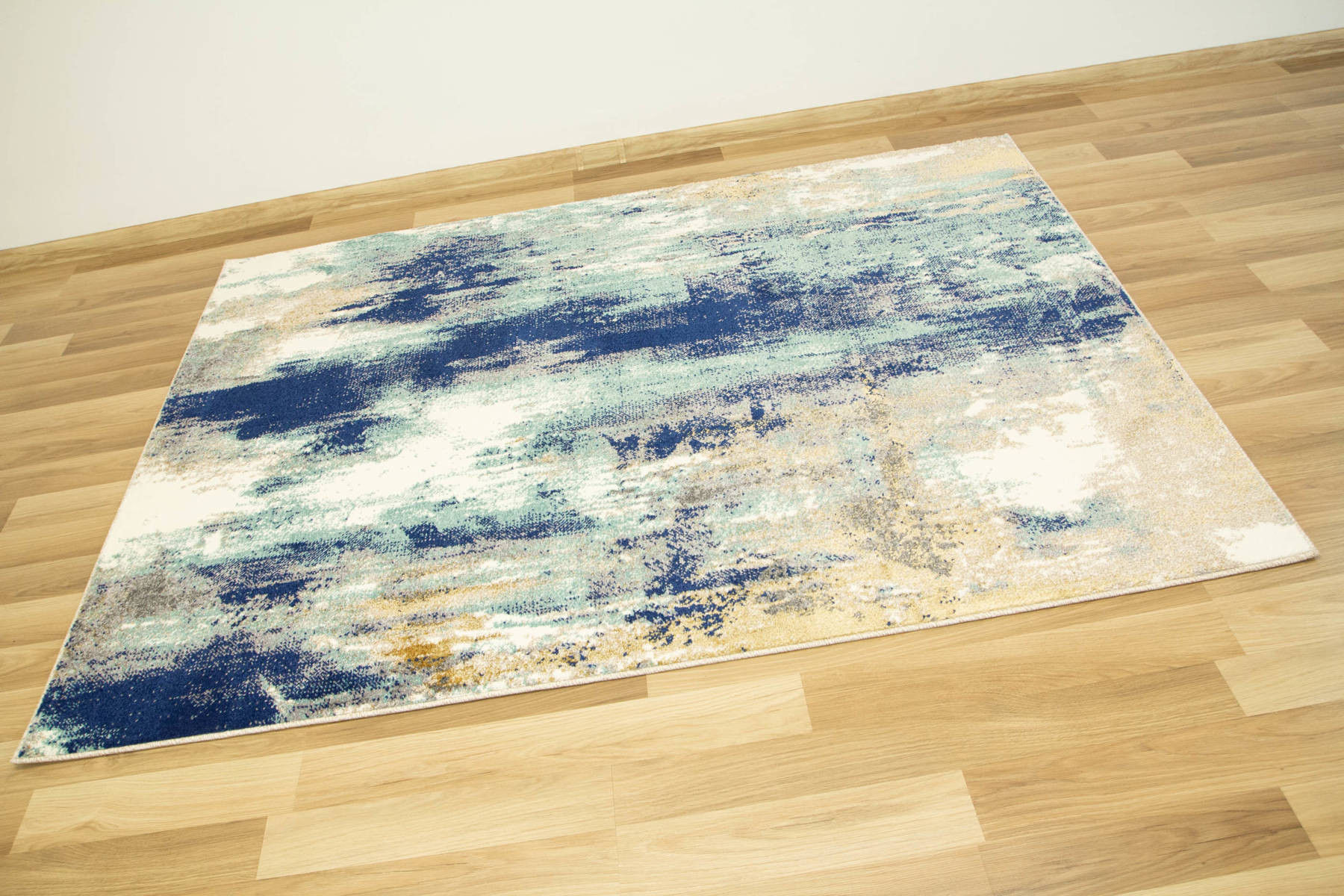 Koberec Zer Lux B221A tyrkysový / krémový / béžový