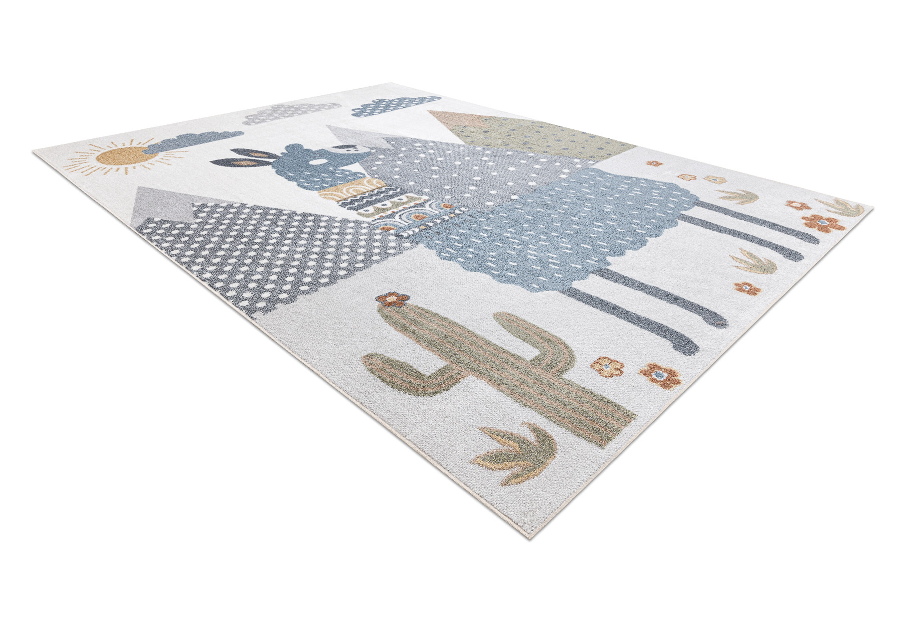 Koberec BONO 8275 Lama, krémový / světle šedý