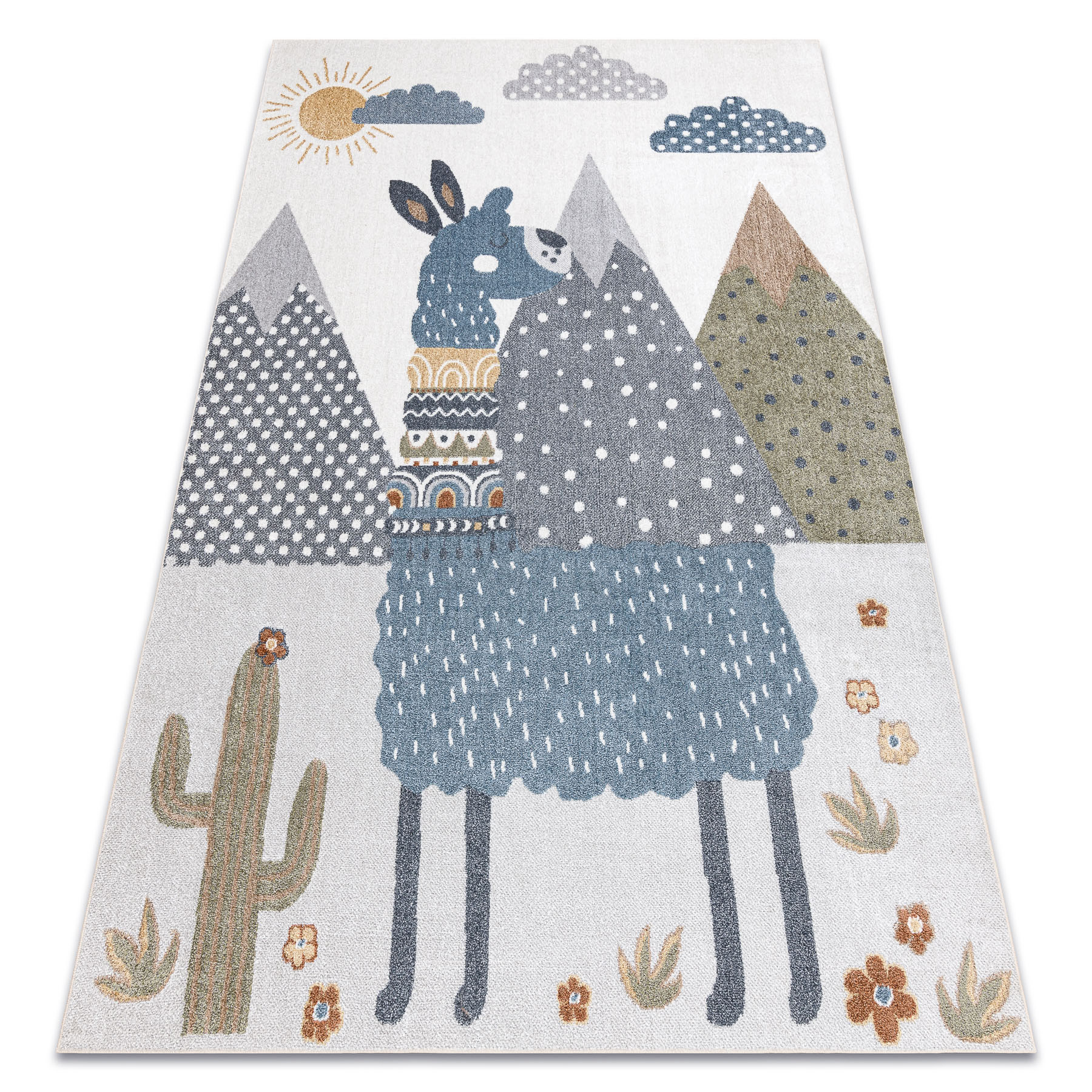 Koberec BONO 8275 Lama, krémový / světle šedý