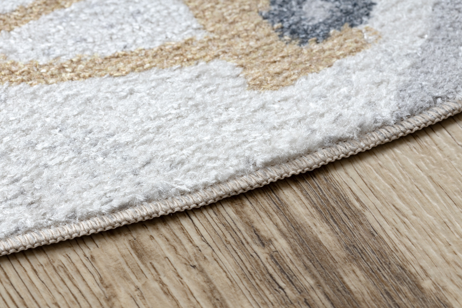 Koberec BONO 8436 auta / uličky, krémový / světle šedý, kruh