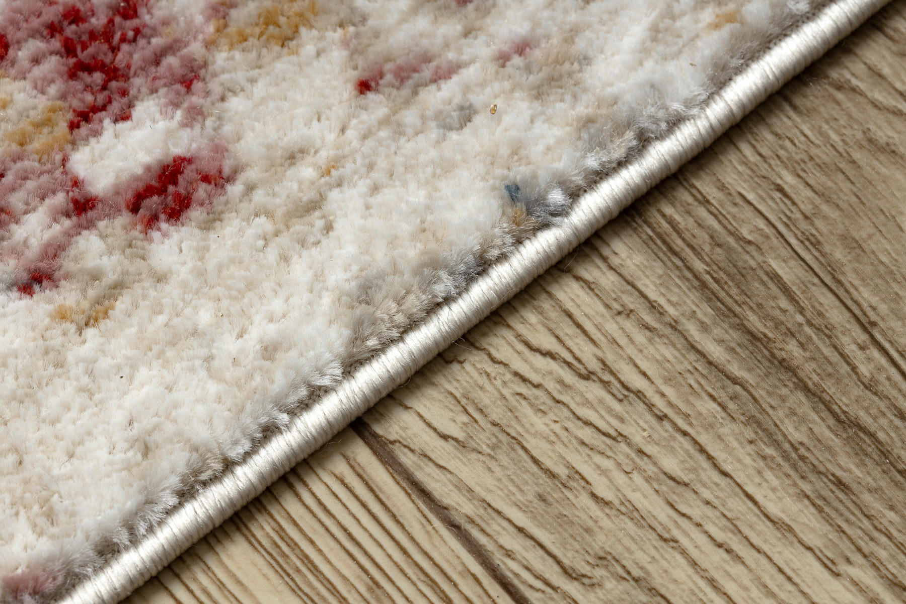 Koberec / běhoun DISTIN 0123A růžový / pudrový / bílý