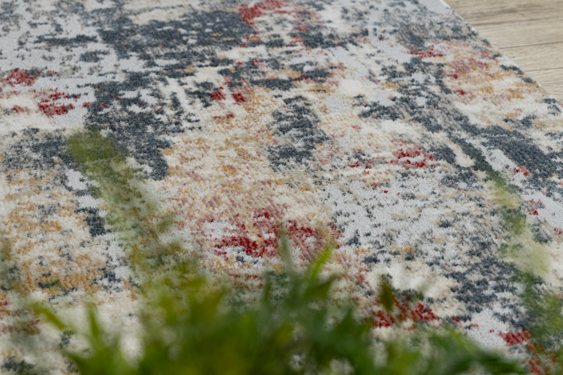 Koberec / běhoun DISTIN 0123A růžový / pudrový / bílý