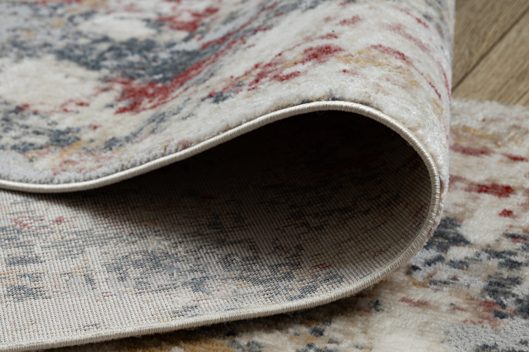 Koberec / běhoun DISTIN 0123A růžový / pudrový / bílý