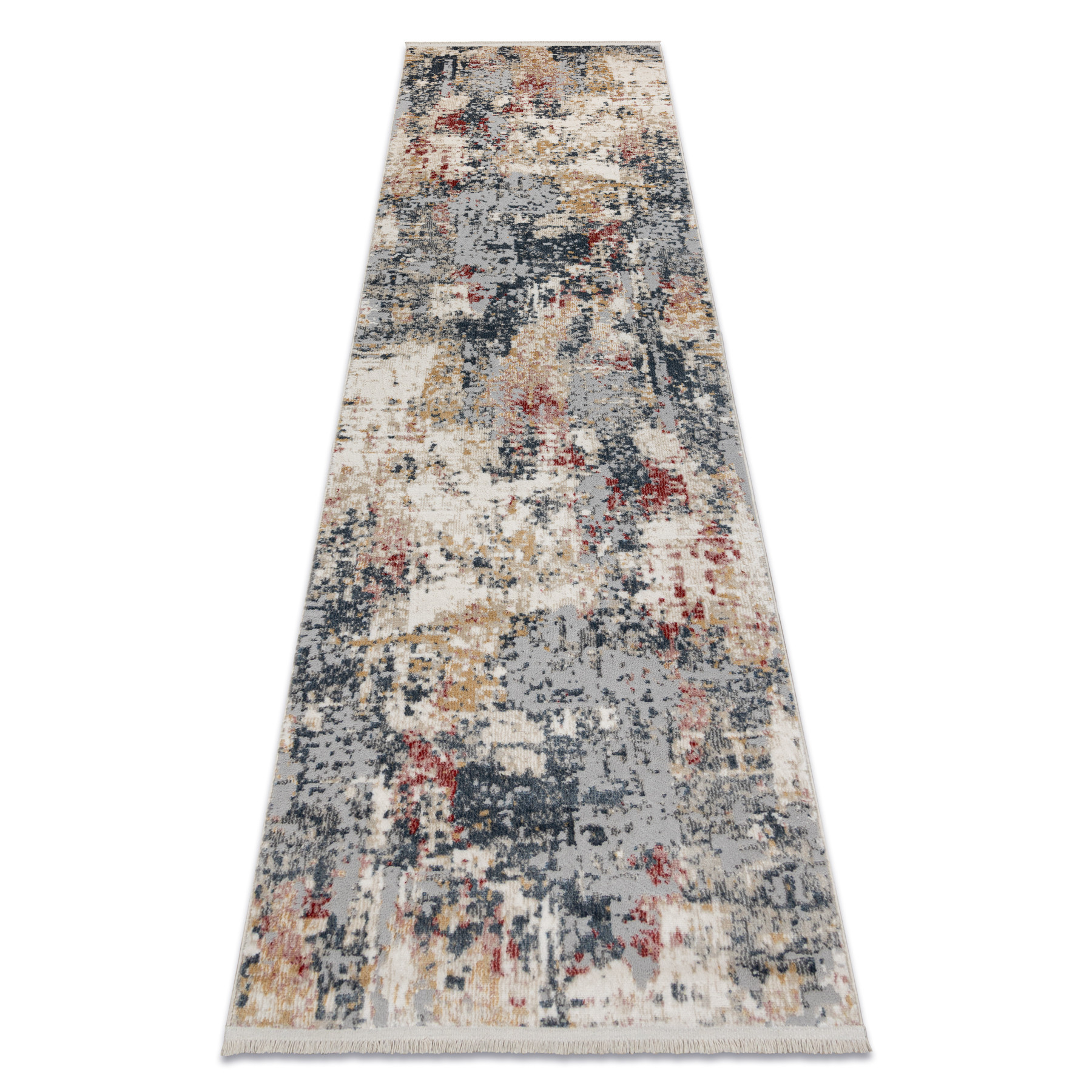 Koberec / běhoun DISTIN 0123A růžový / pudrový / bílý