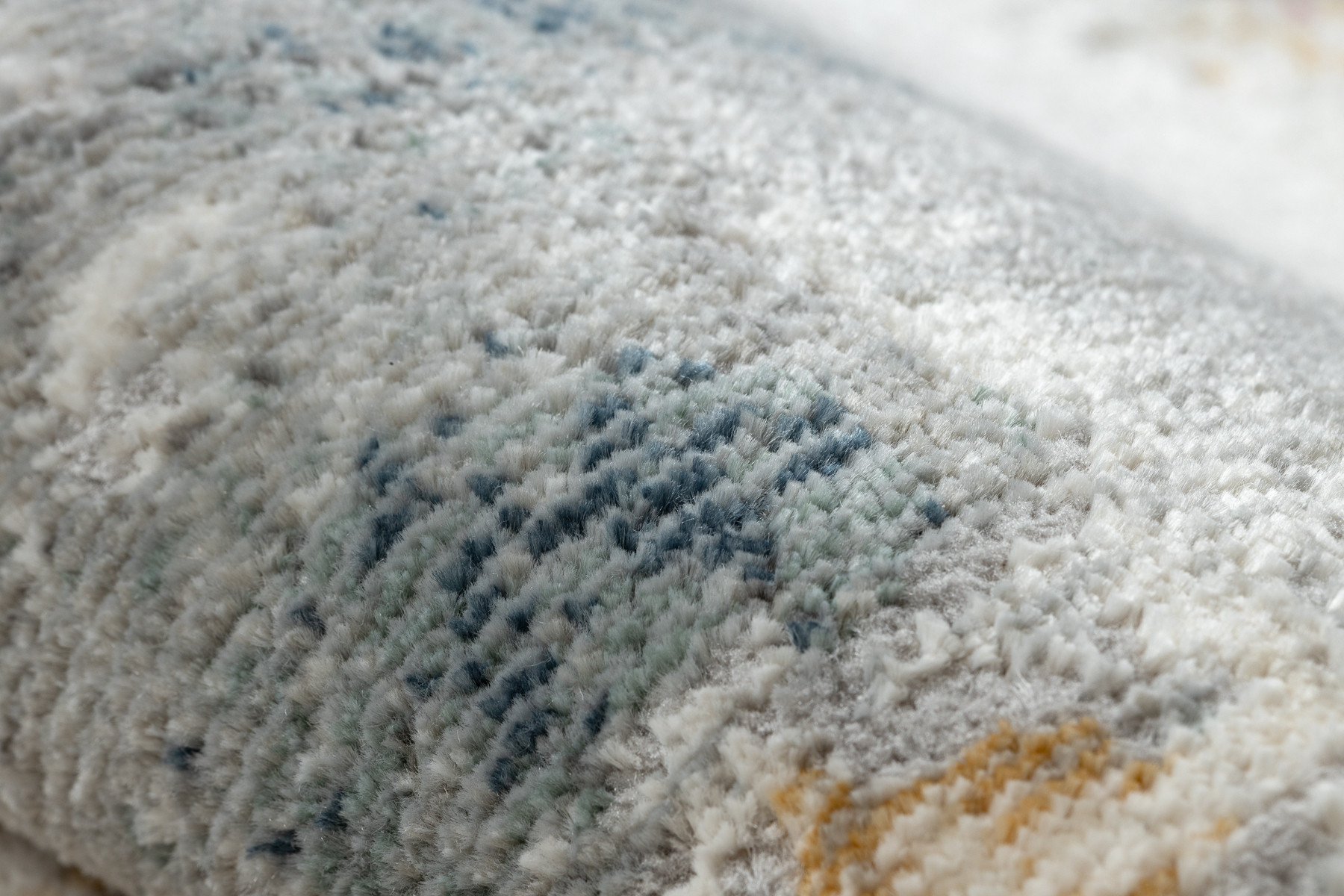 Koberec / běhoun DISTIN 0144B bílý / růžový / pudrový