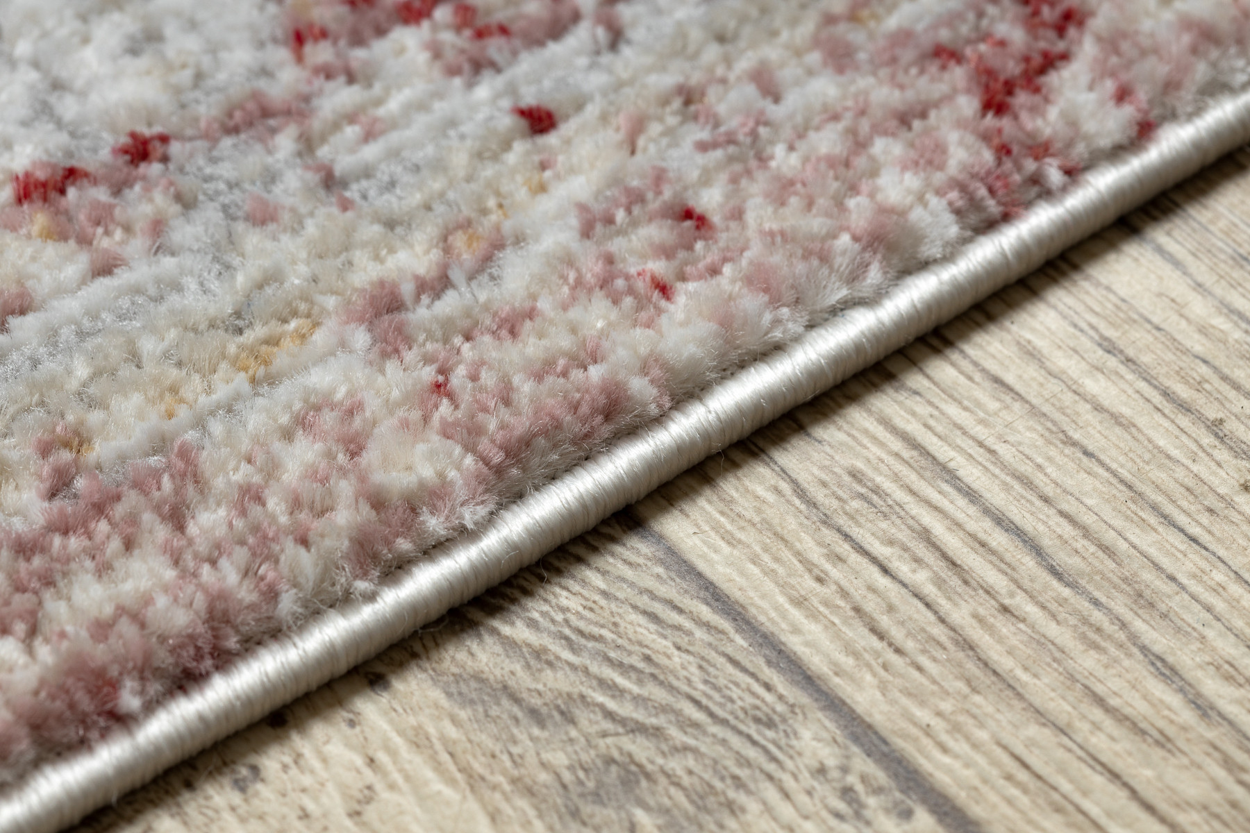 Koberec / běhoun DISTIN 0828A růžový / pudrový / bílý