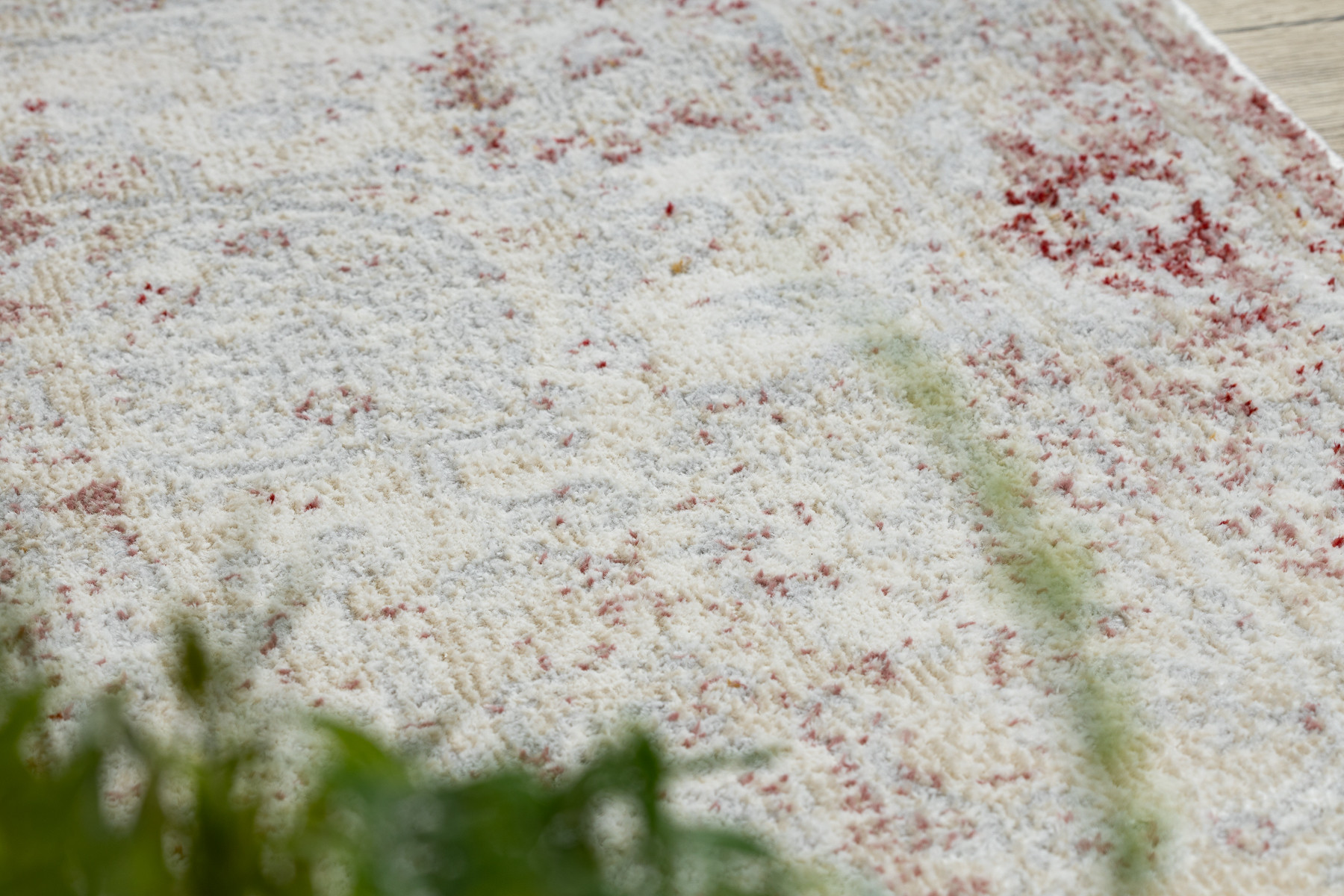 Koberec / běhoun DISTIN 0828A růžový / pudrový / bílý