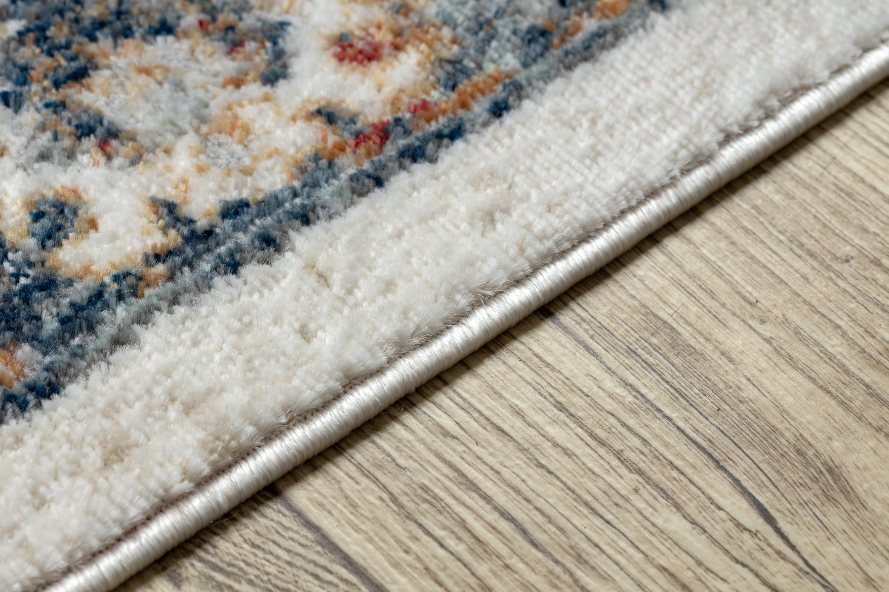 Koberec / běhoun DISTIN 0834A granátový / modrý / žlutý / terrakota