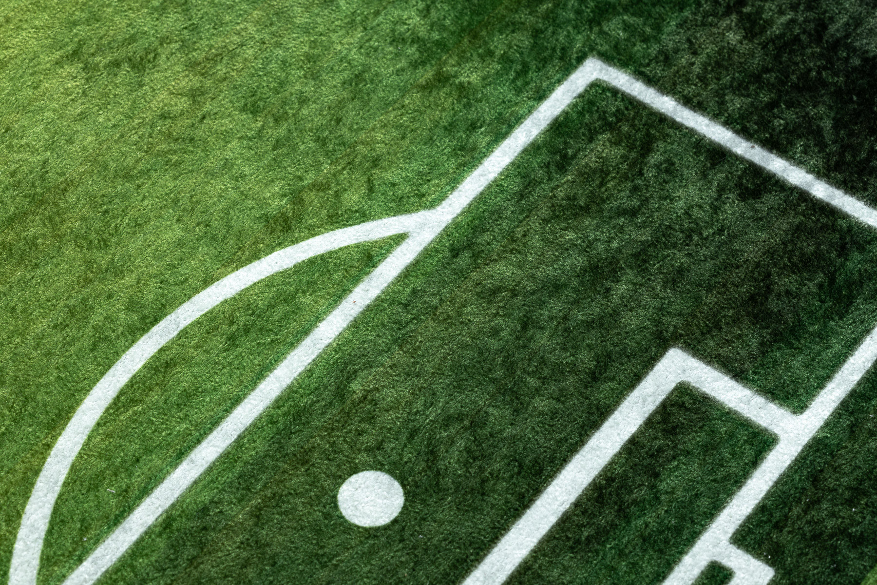 Dětský koberec JUNIOR 51307.803 hřiště / fotbal, zelený