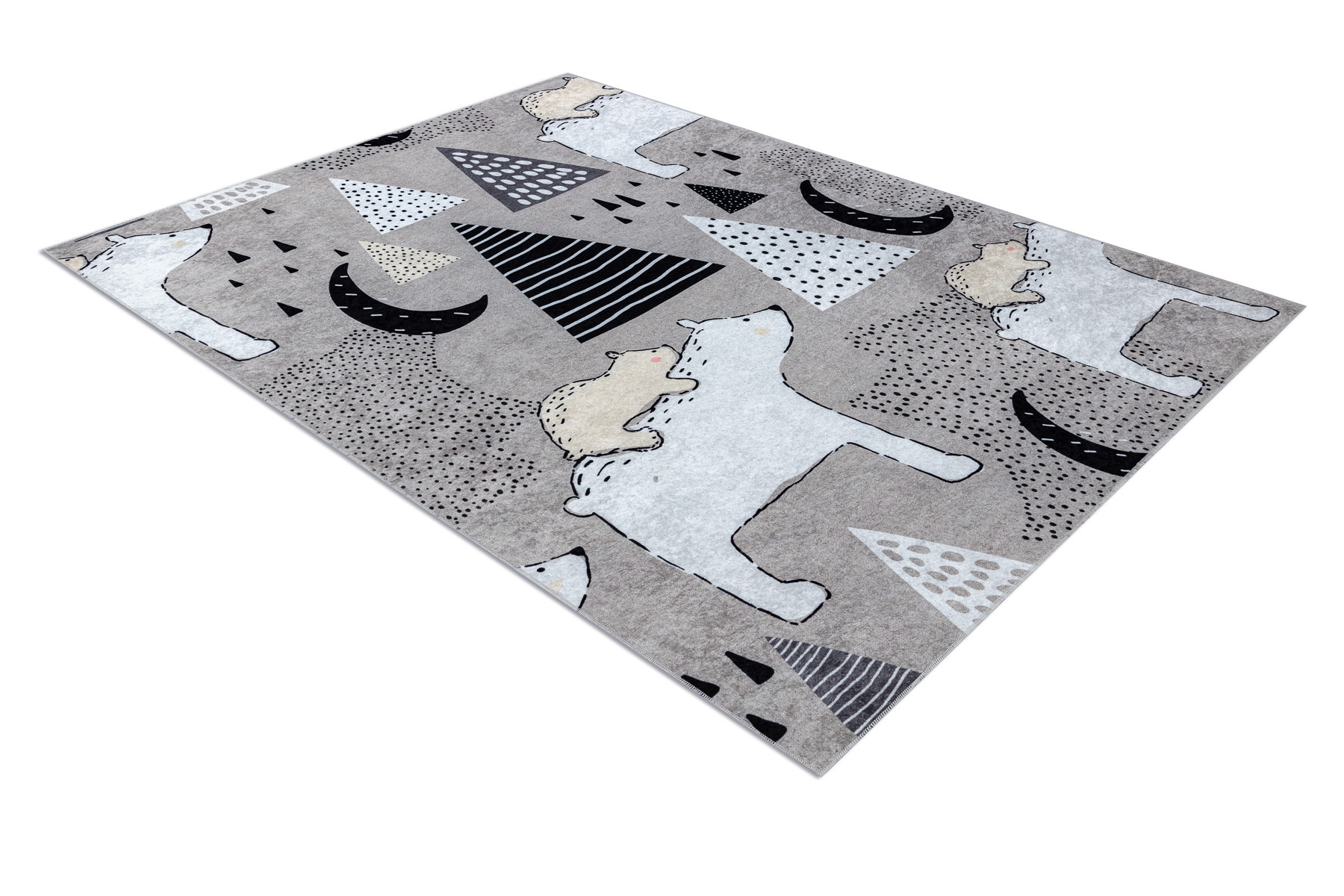 Dětský koberec JUNIOR 51974.802 medvídci, šedý