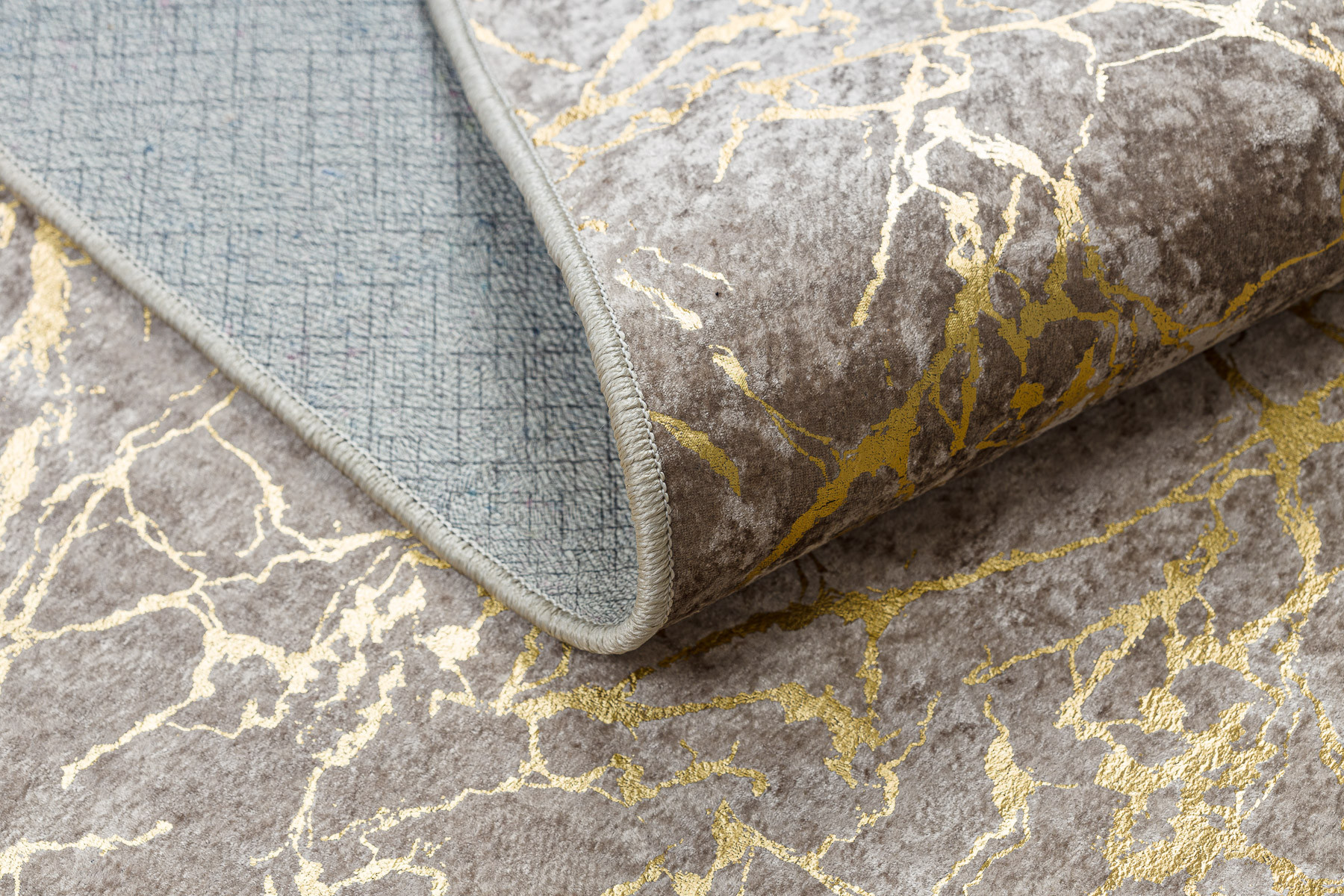Koberec MIRO 11111.2104 mramor / glamour, béžový / zlatý
