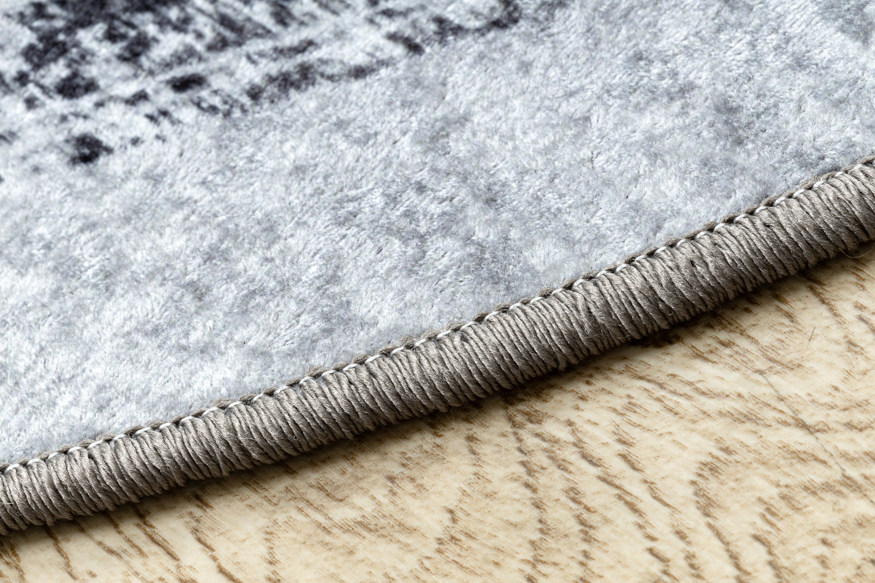 Koberec MIRO 51254.802 mramor / řecký, šedý / černý kruh