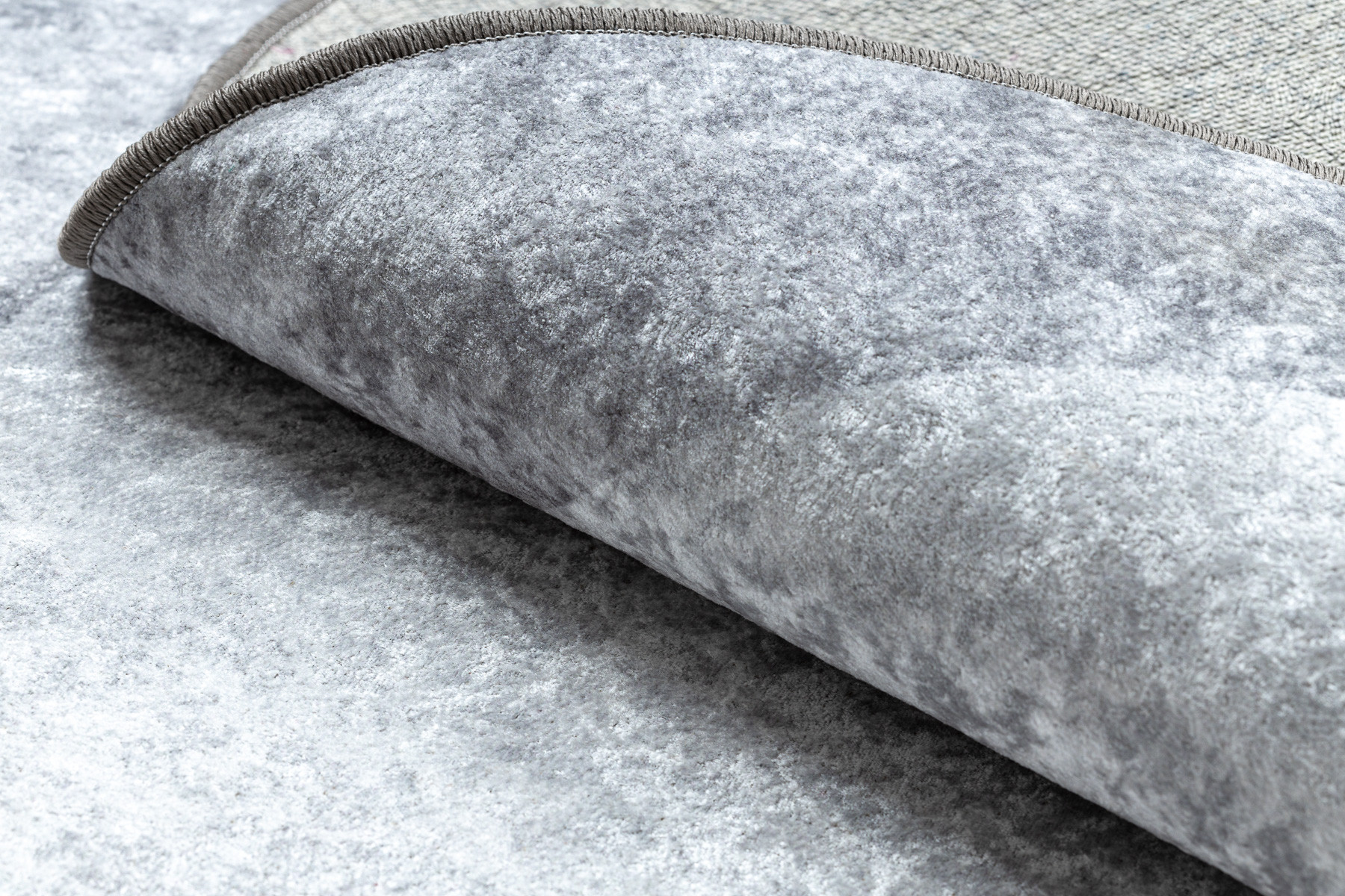 Koberec MIRO 51648.802 mramor, světle šedý kruh