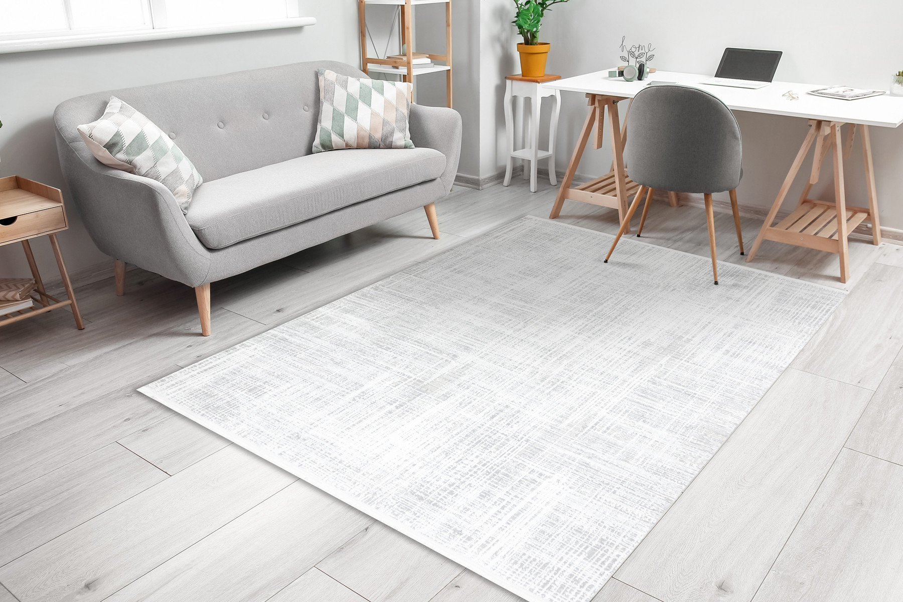 Koberec DUKE A0357 krémový, vintage / třásně