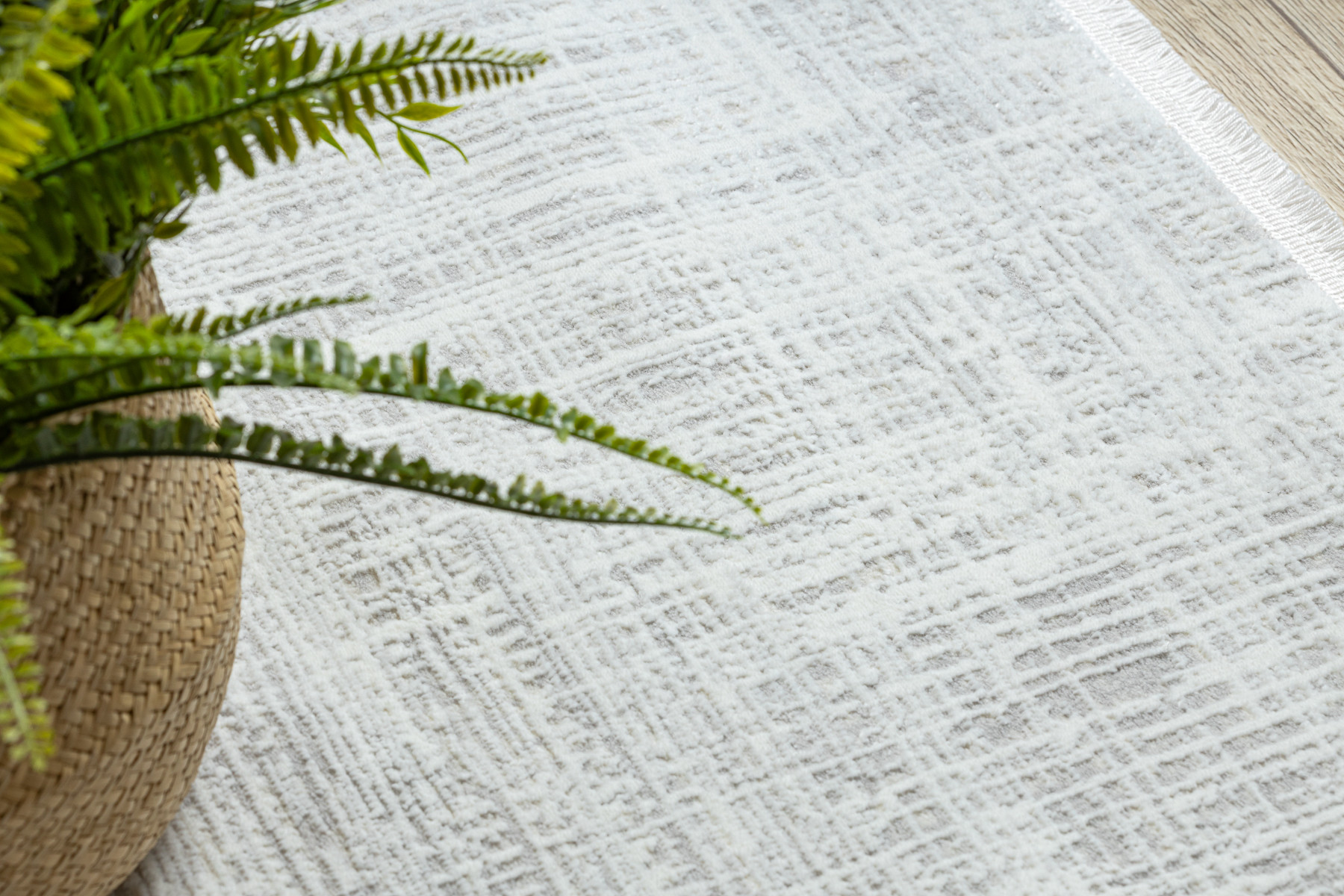 Koberec DUKE A0357 krémový, vintage / třásně