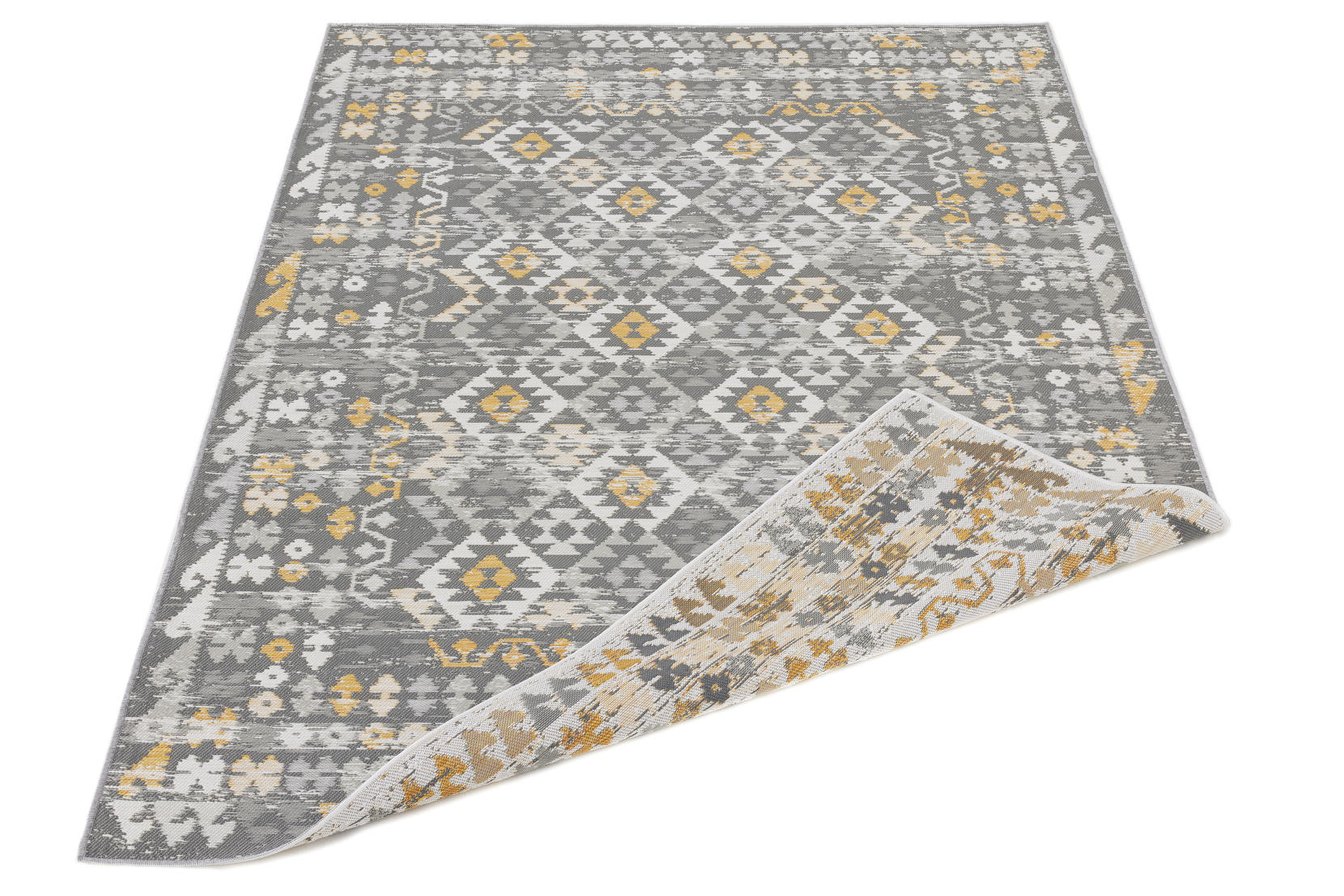 Oboustranný koberec Echo Aztec Grey