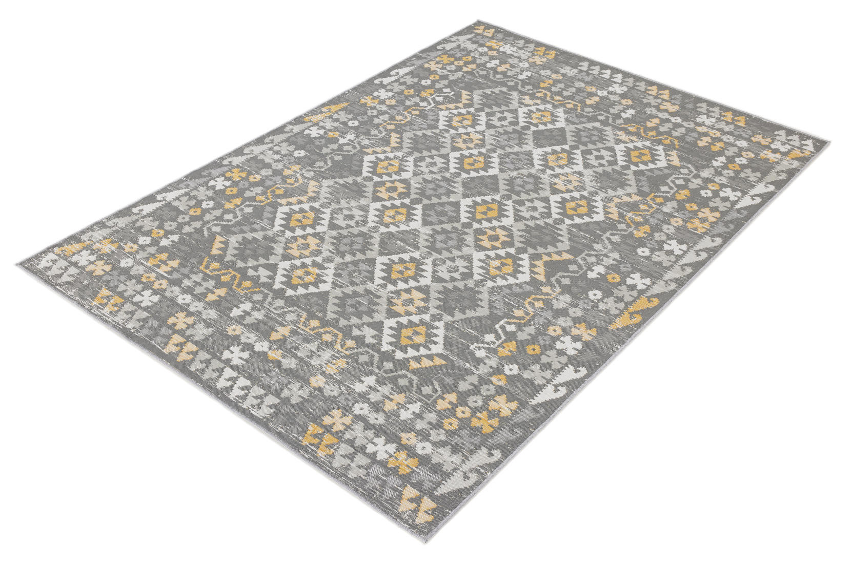 Oboustranný koberec Echo Aztec Grey