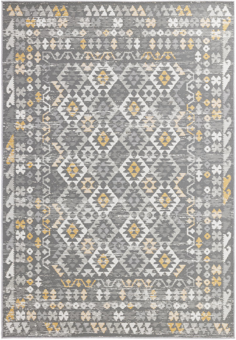 Oboustranný koberec Echo Aztec Grey