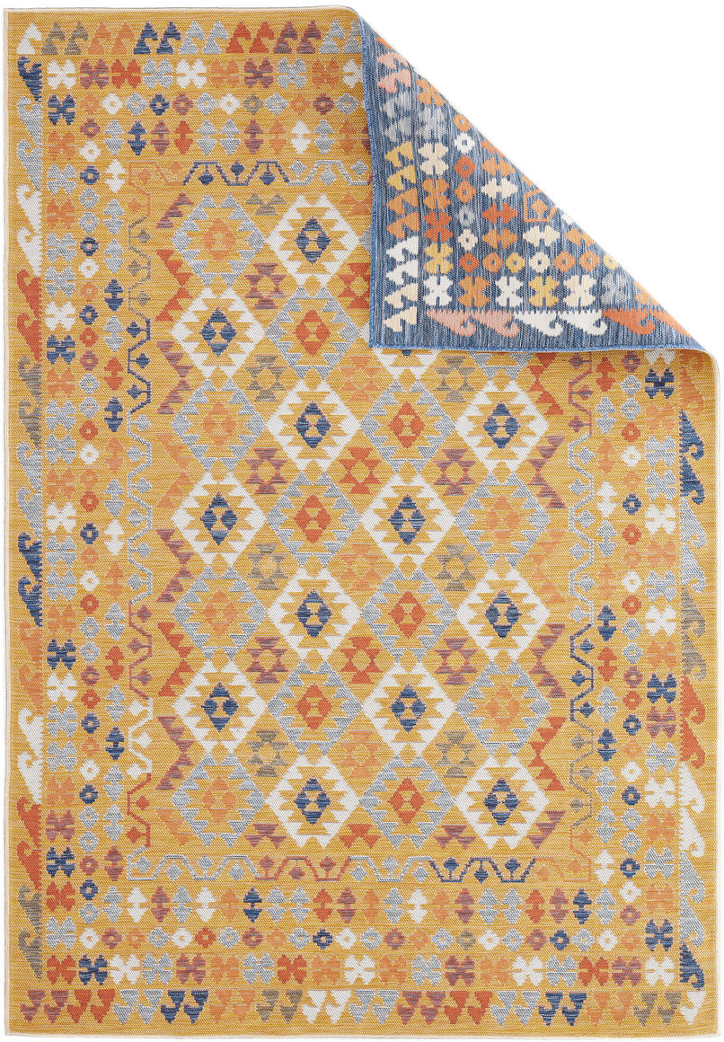 Oboustranný koberec Echo Aztec Navy