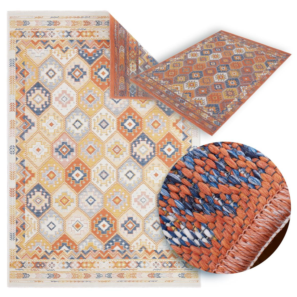 Oboustranný koberec Echo Cofres Multi