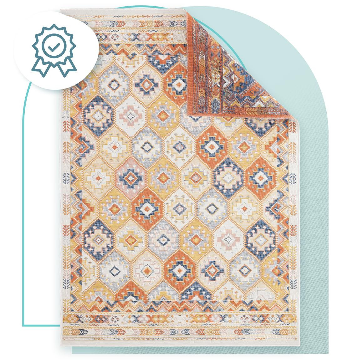 Oboustranný koberec Echo Cofres Multi