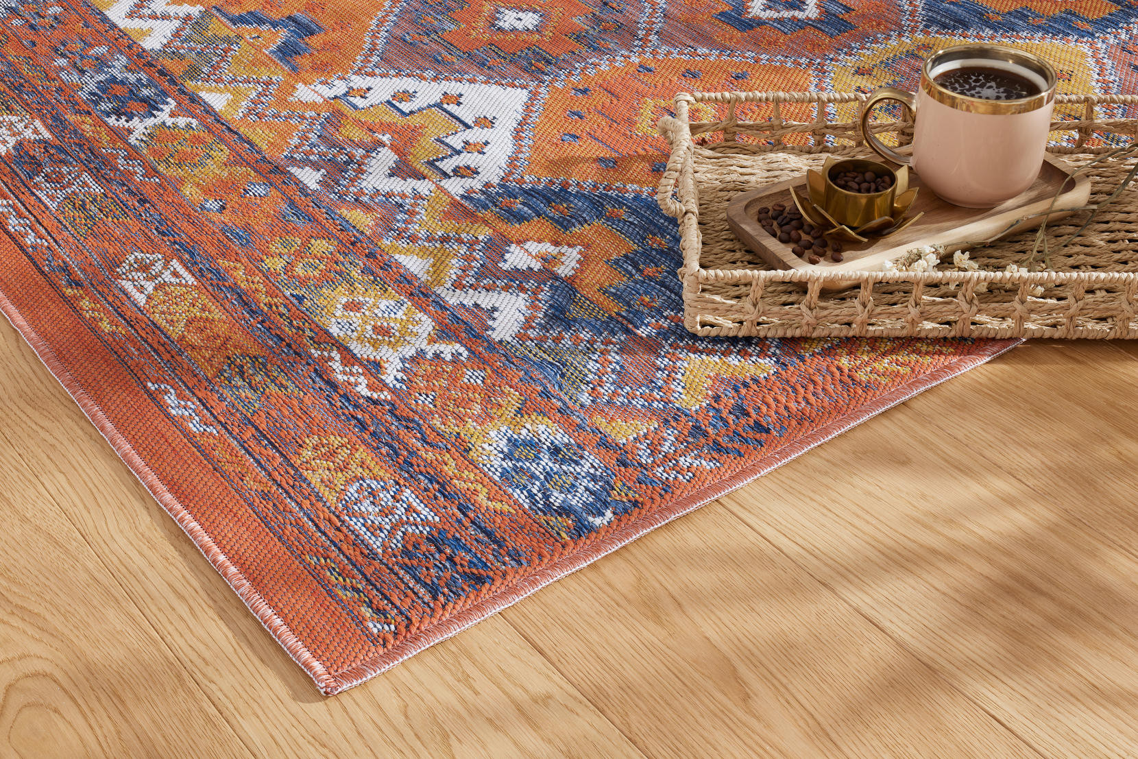 Oboustranný koberec Echo Cofres Multi