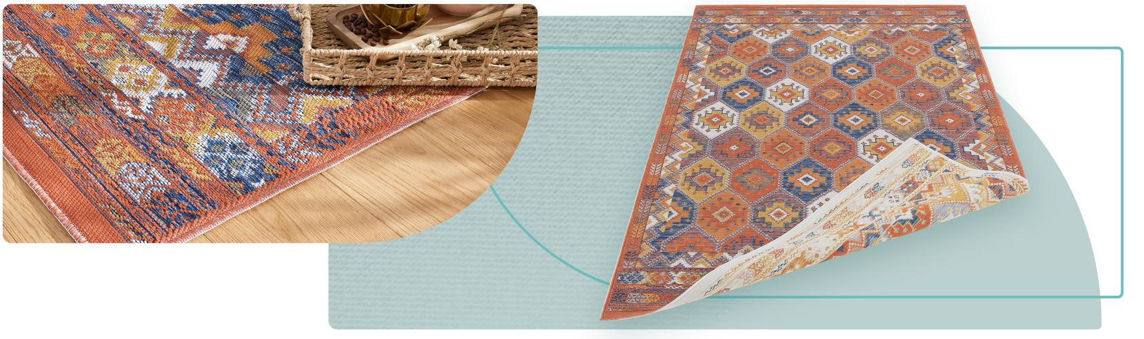 Oboustranný koberec Echo Cofres Multi