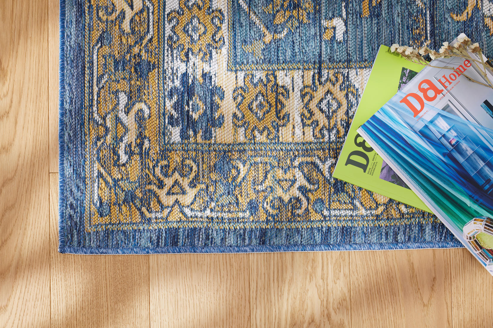 Oboustranný koberec Echo Seren Blue