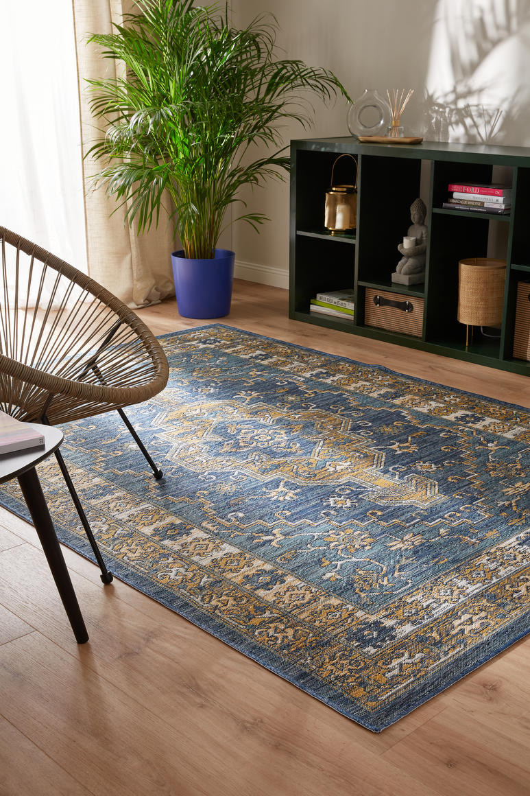 Oboustranný koberec Echo Seren Blue